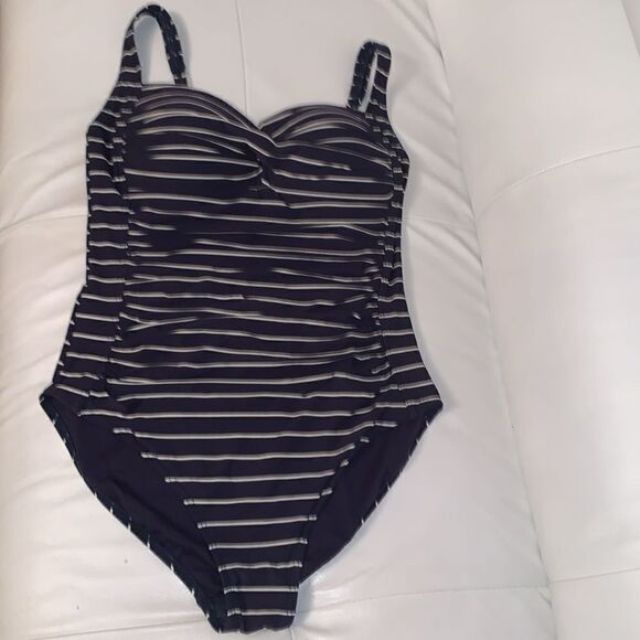 Bond - eye Australia Swimsuit One Piece Striped Niptuck Size 8 - Picture 3 of 8